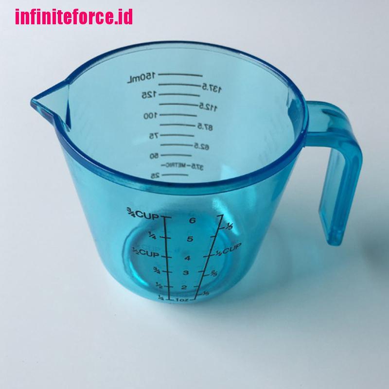 [IN*]150ml plastic clear measuring cup handle liquid pour spout home kitchen tools