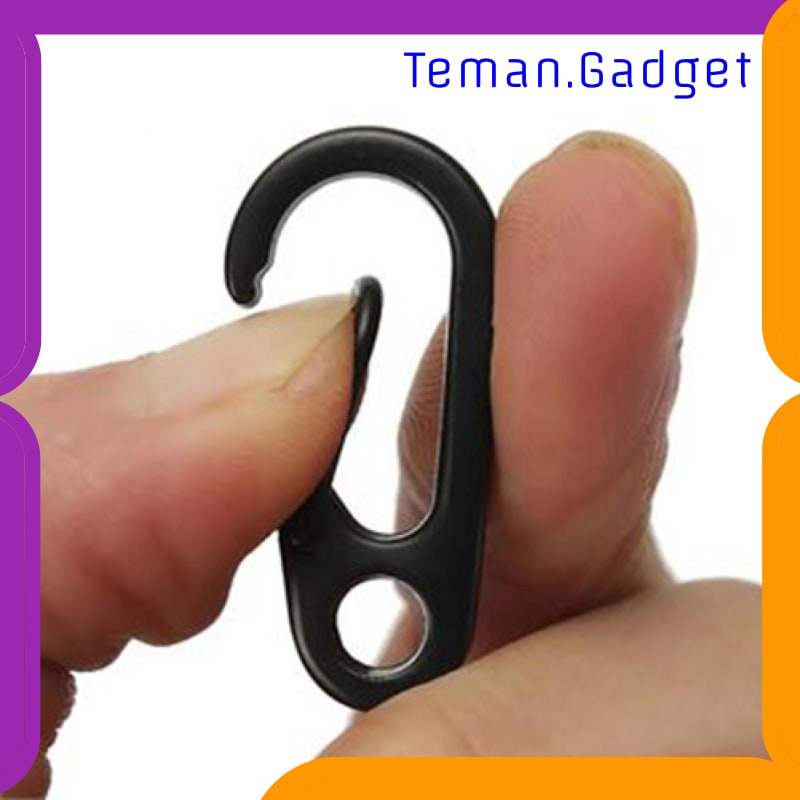 TG-ID014 MINI D-TYPE BUCKLE HANGING CARABINER KEYCHAIN EDC ALAT BANTU TALI B36