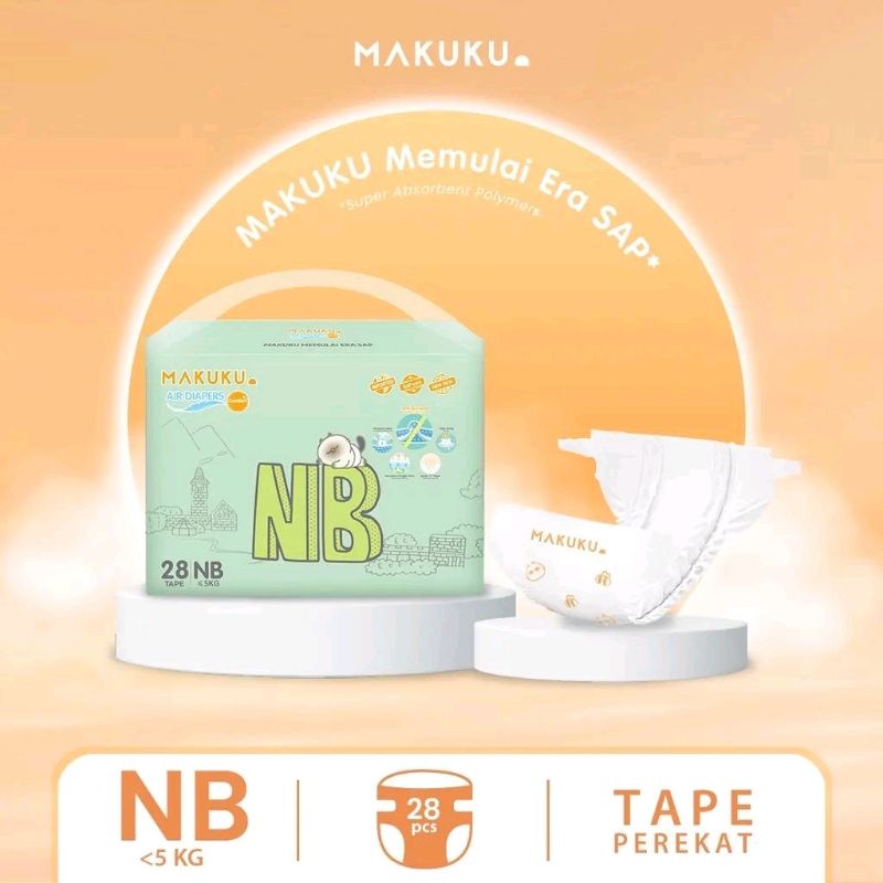 Diapers Makuku NB | Popok Makuku New Born