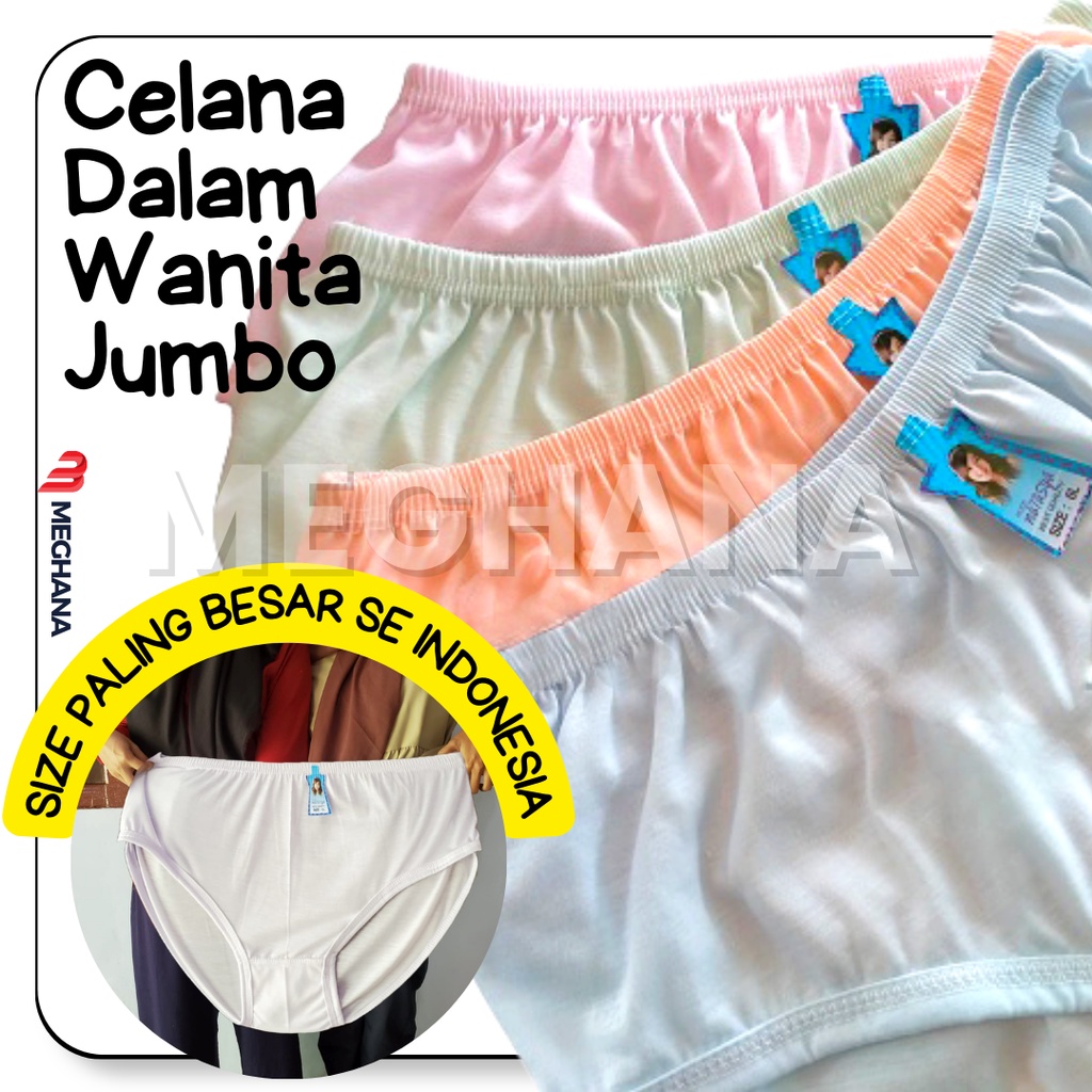 [CD] Celana Dalam Wanita L XL 3L 4L 5L 6L 7L CD Wanita Hamil Jumbo Size Murah