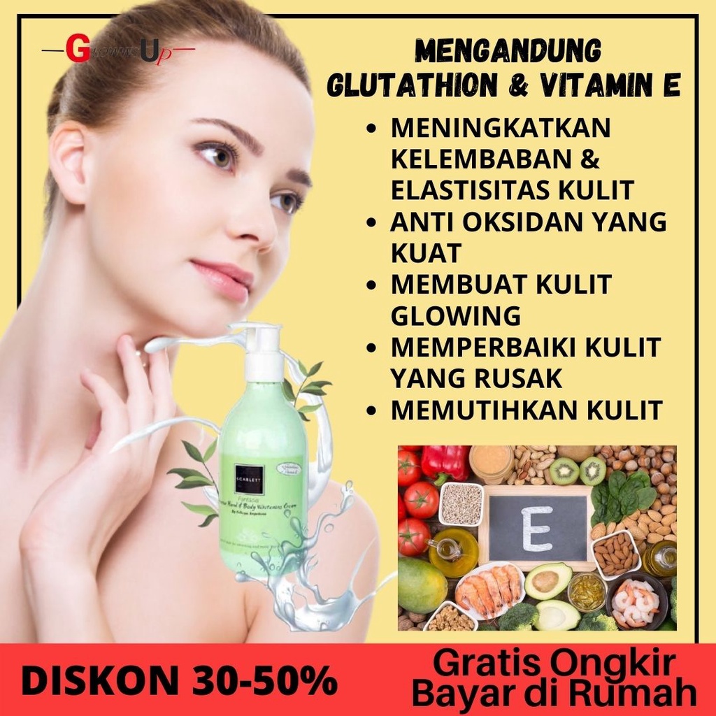 SCARLETT BODY LOTION FANTASIA 300ML - LOTION BODY WHITENING PEMUTIH BADAN PERMANEN