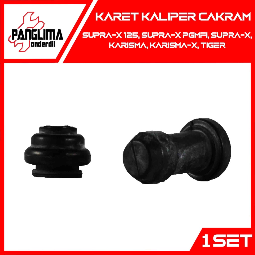 Karet Kaliper Cakram Supra X 125 &amp; Supra X PGMFI &amp; Supra X &amp; Karisma X &amp; Karisma &amp; Tiger Seal-Sil Boot-Bot Caliper