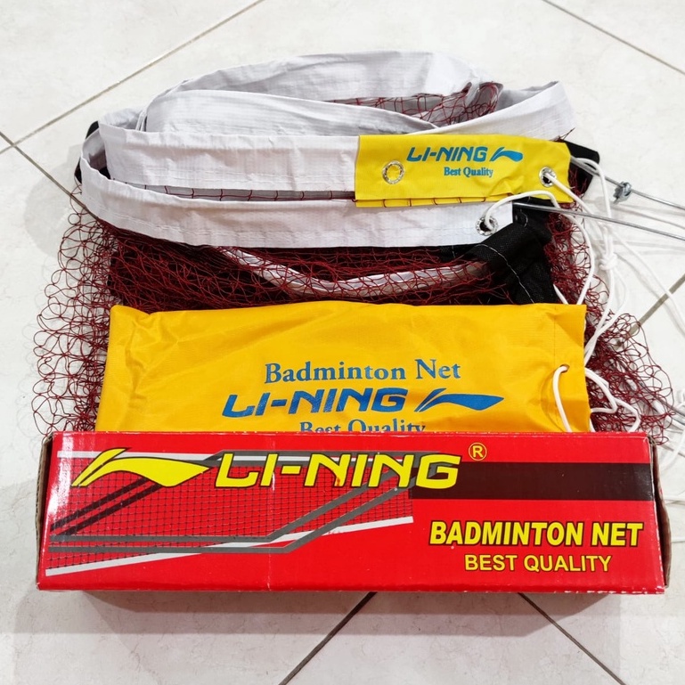 Jual Net Badminton LiNing Net bulutangkis Lining Sling baja Net