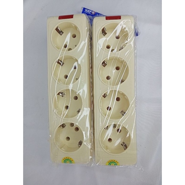 Stop kontak Arde2 3 4 5 Lobang CAHAYA 722 723 724 725 New Murah