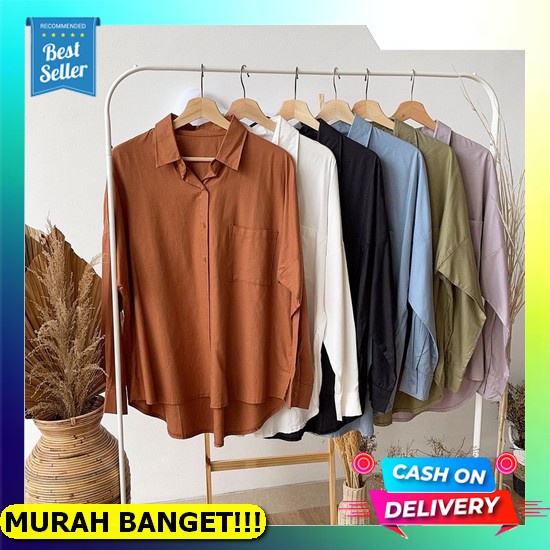 Ramdan Collection A007 | Vella Blouse Rayon Crinkle Airflow Premium Import Oversize Muslim Korean St