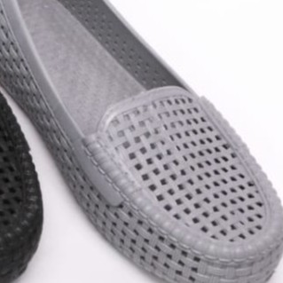 SEPATU KARET WANITA SEPATU KARET FLAT PEREMPUAN SEPATU KARET TERBARU YUMEIDA-ABU-ABU 3101