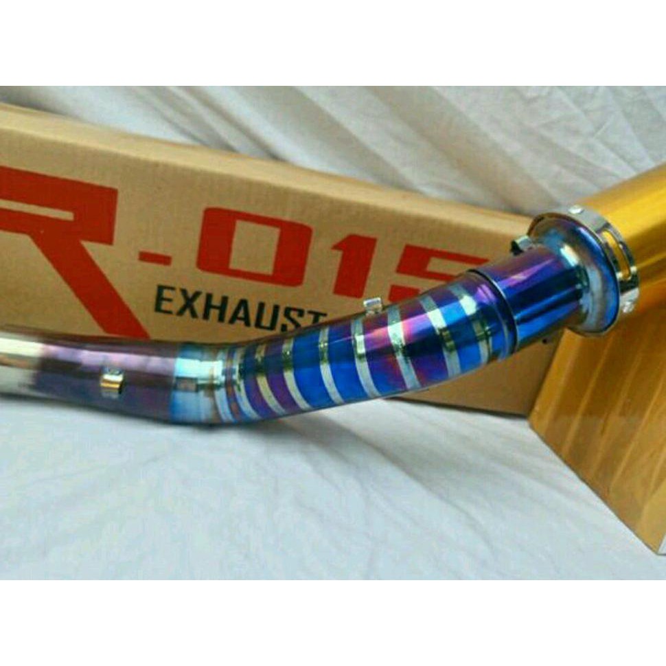 Jual Knalpot Racing Kou Mahachai Gold Kidal Limited Edition Untuk Honda Sonic - Satria Fu - Cb 100 -