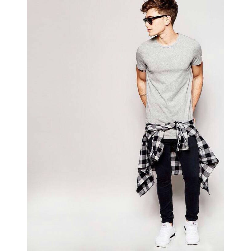 BAJU CASUAL FORMAL  - longline tshirt