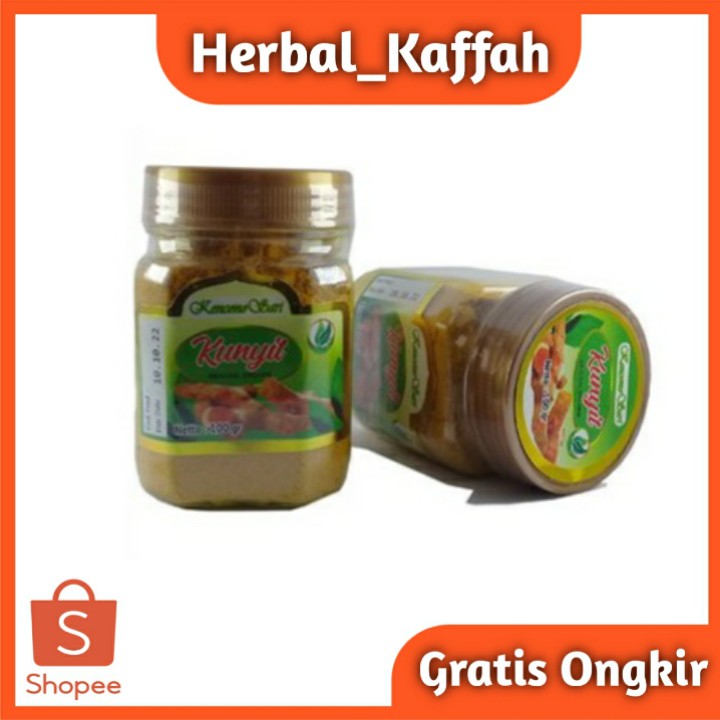 Kunyit Bubuk Asli Organik Kencono Sari Asli Original 100 gr  Kunyit Bubuk Murni