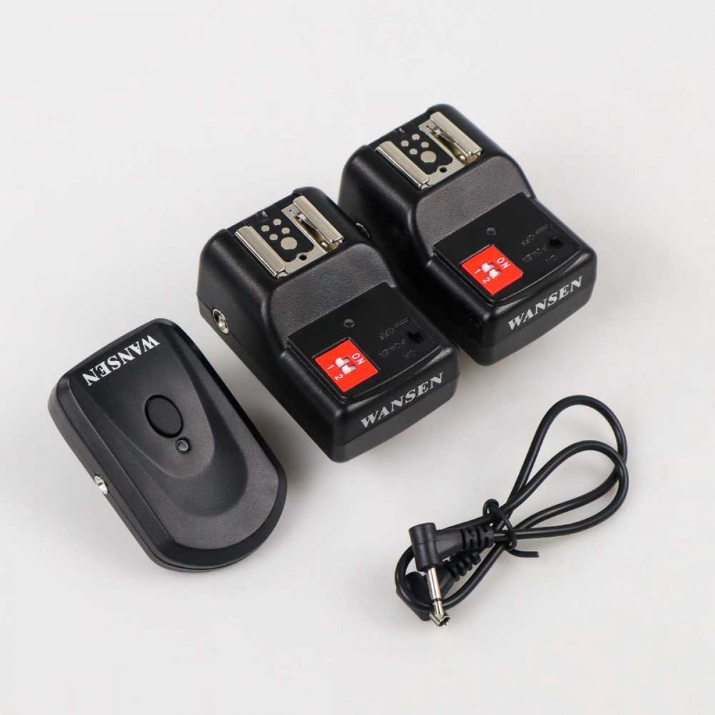 Remote Wireless Flash Trigger Kamera Transmitter dan Receiver