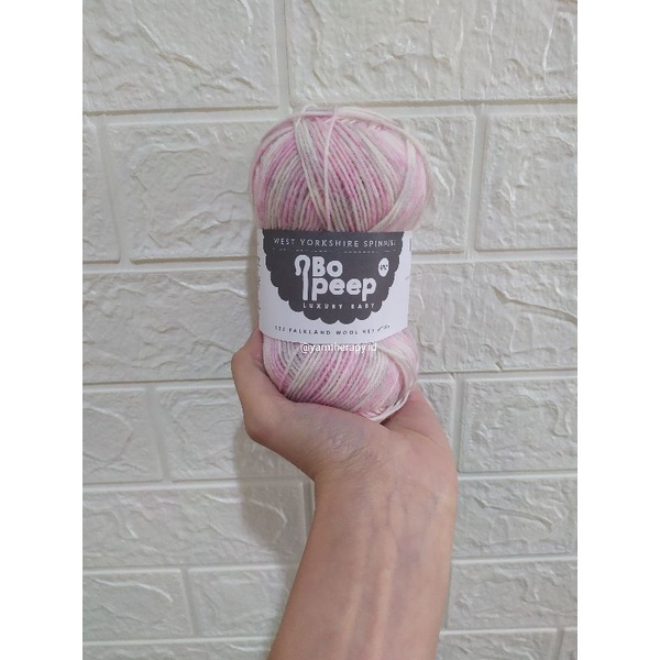 WYS BO PEEP LUXURY BABY 4ply - Benang rajut impor cocok utk kaos kaki
