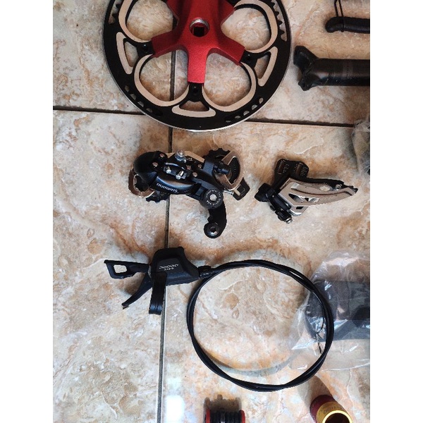 fd dan shifter shimano deore 2 speed