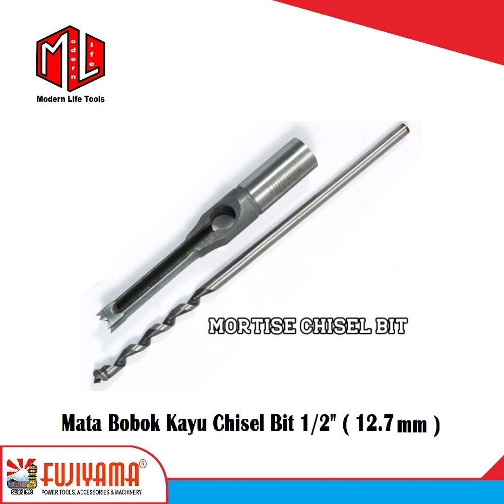 Mata bor bobok kayu 1/2 inch / Chisel Set / Mortising Chisel FUJIYAMA &amp; Double Thunders