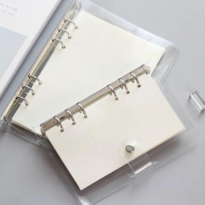 

[DoH㊙] Binder A5 / A6 Cover PVC Transparan Tebal Jelly Case, Cover Warna, Besi Ring Warna & Polos / Clear Ring 6 //Murah Banget