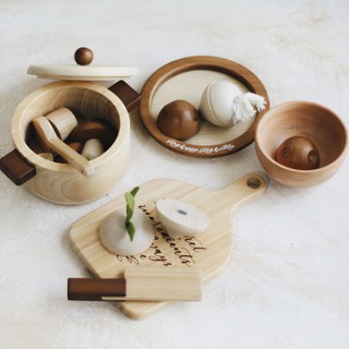 Veggie Chopping Set - Kitchen Collections Mainan Kayu - Mainan Masak