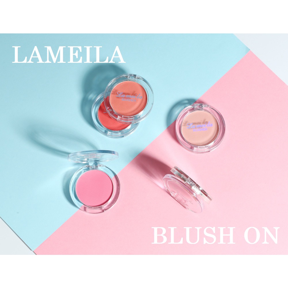 LUCKYMALL LAMEILA Blush On Palette Matte Anti Air Tahan Lama LA038 3040 ORIGINAL Blusher