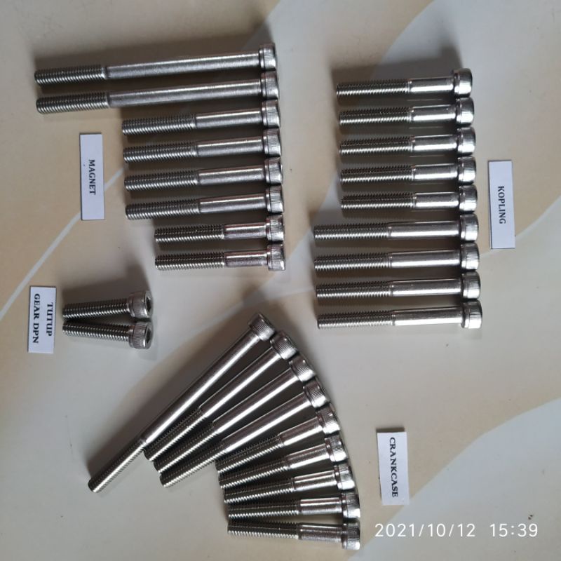 Baut L Stainless Baut Set Mesin Jupiter Jupiter Z Vega R Vega R New