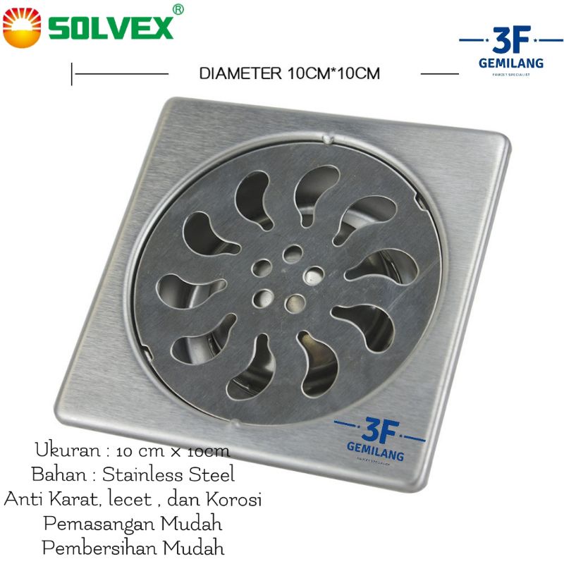 SOLVEX - SARINGAN GOT STAINLESS STEEL - AFUR - AVUR - HIGH QUALITY