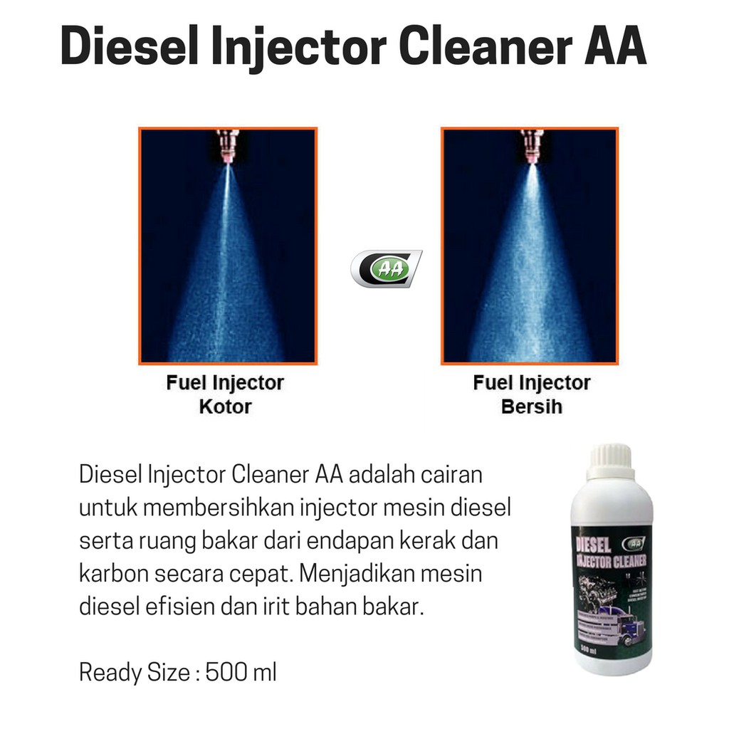 Pembersih Injector Diesel Injector Cleaner Aa 500 Ml Shopee Indonesia