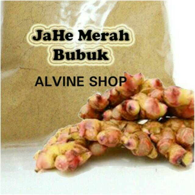 Jamu Herbal Tradisional Jahe merah Bubuk Alami Super 500 gram