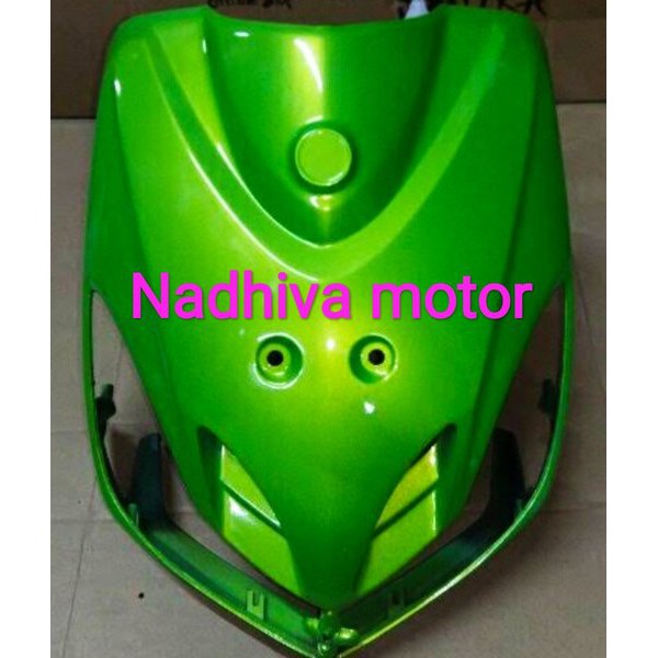 cover body panel tameng depan mio smile sporty karbu hijau