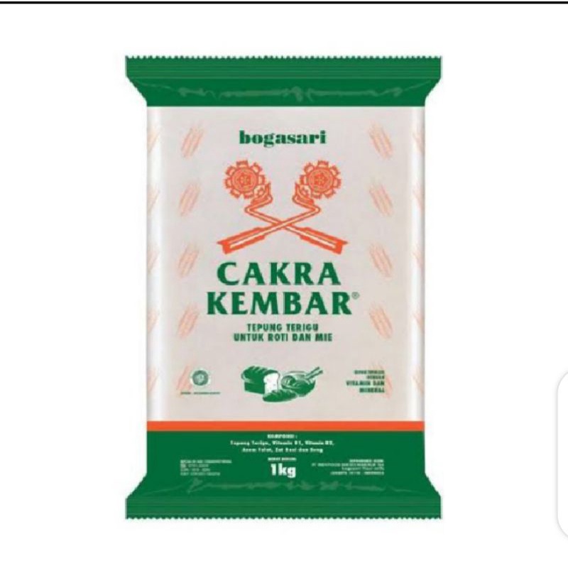 

Tepung terigu Cakra kemasan 1kg