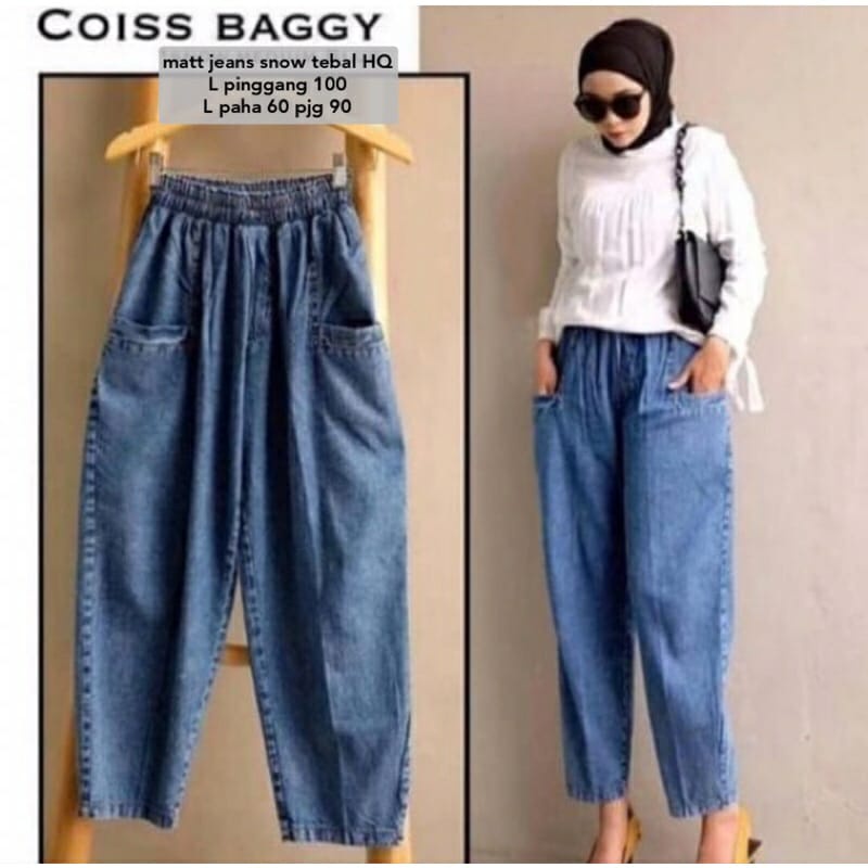 JUMBO!!COISS BAGGY MATT JEANS WASH