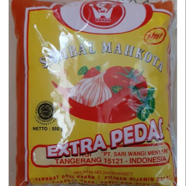 

SAMBAL MAHKOTA SAUS BANTAL 500g