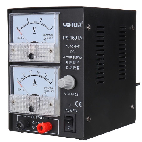 PERTUKANGAN PERLENGKAPAN LISTRIK YIHUA AUTOMAT DC POWER SUPPLY (1501A)