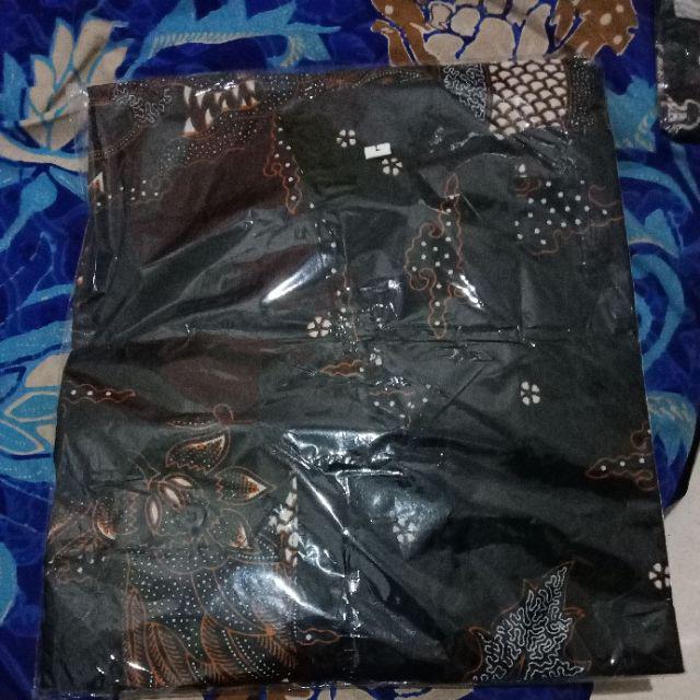 Bswart Batik Hrb026 Kenongo Hem Pendek Padi Pekalongan M L Xl Batik Pria Murah Modern Grosir