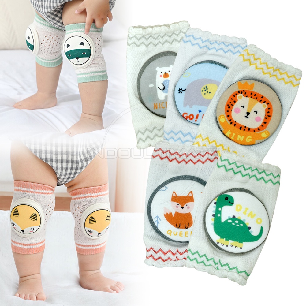 LB-09 Alat Pelindung Lutut Bayi Merangkak Motif  Pengaman Lutut Bayi Baby Knee Protector Pads Pelindung Siku Tangan Kaki Anak Bayi Balita Deker Pelindung Lutut Anak Belajar Jalan