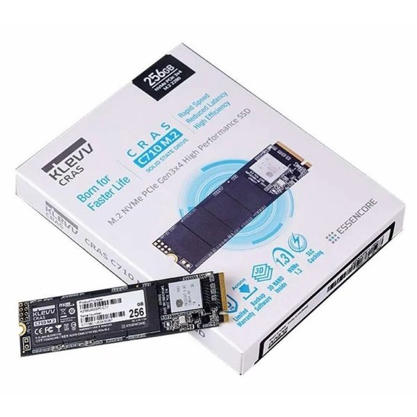 KLEVV - SSD - SATA - NVME - PCIe M2 - 256 GB - 3x4 - M2 2280