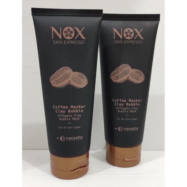 NOX Coffee Masker Clay Bubble / Masker wajah Clay Bubble