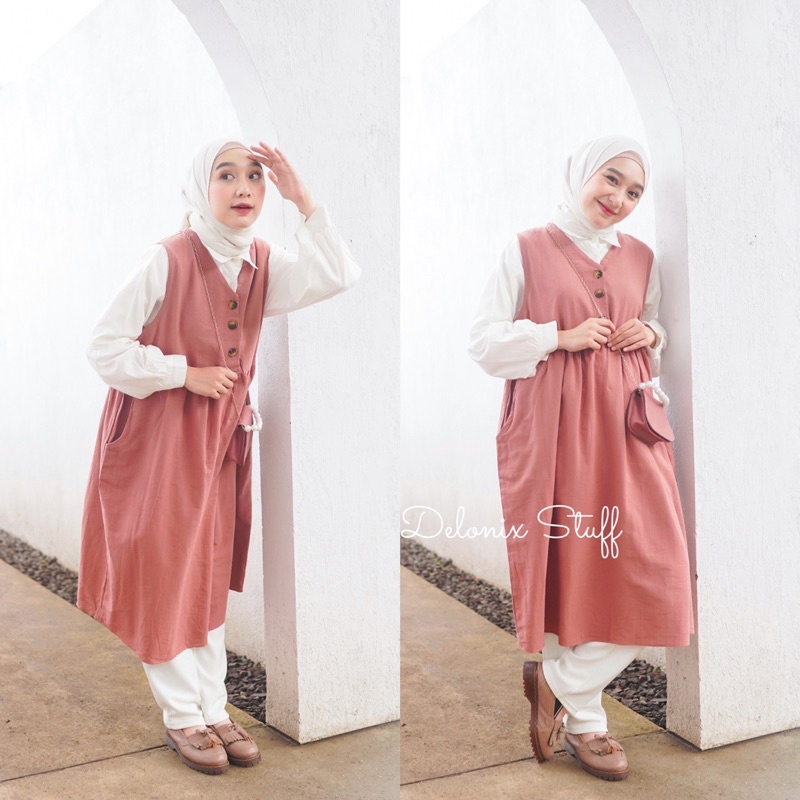 Caleen overall tunik