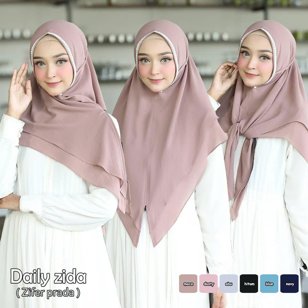 DAILY ZIDA SIMPLE PET / HIJABOOTD / HIJAB SYARI / HIJABERS