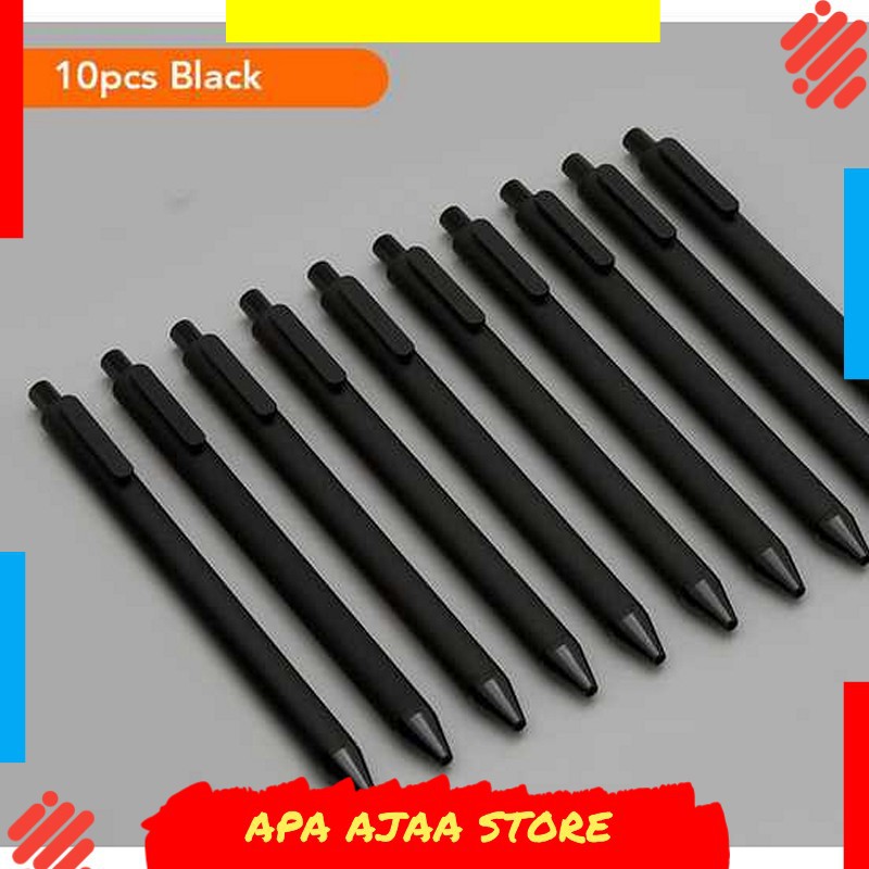 

Best Seller ! Xiaomi Mijia Kacogreen Signing Gel Ink Pen Pena Pulpen Hitam 10 PCS