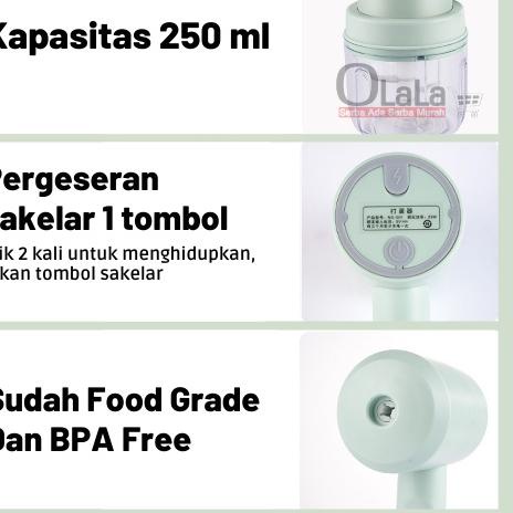 (NEW STOCK) HAND MIXER BLENDER CHOPPER PORTABLE 3IN1 TUUMYY TM-3312