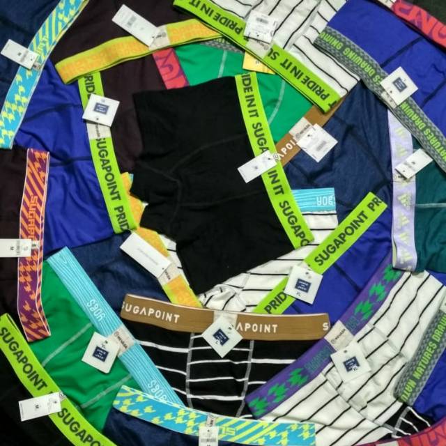 Celana Dalam Boxer Cowok S, M, L, XL, XXL