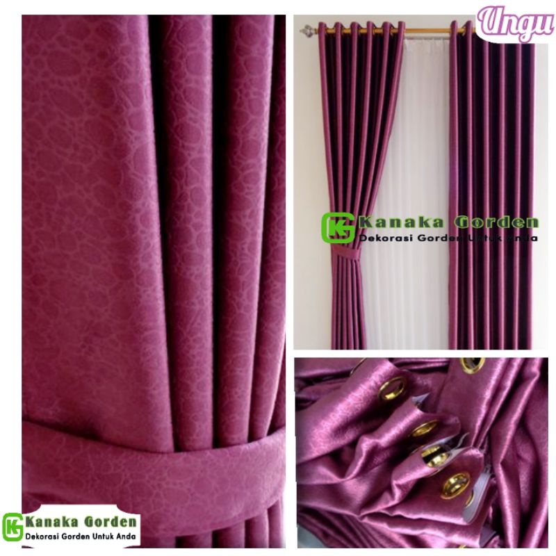 Gorden jendela pintu bahan blackout Import Polos gorden pintu jendela minimalis Ruang Tamu Mewah Mod