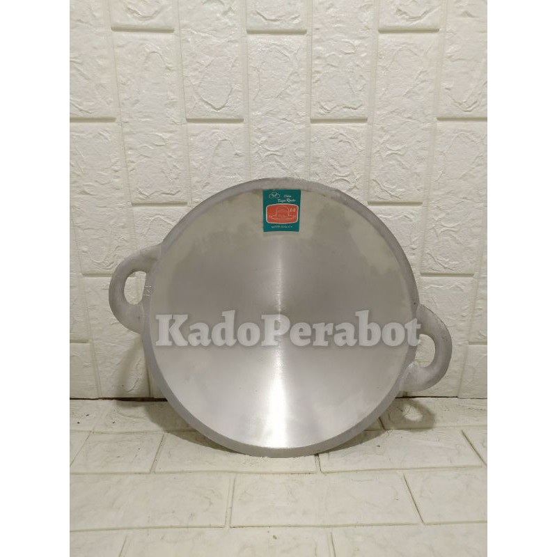 kuali alumunium - kuali goreng -wajan masak - kuali tiga roda 35cm no 14