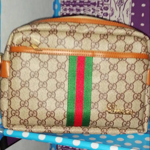 Tas selempang gucci 3 tali