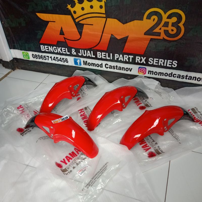 SPAKBOR DEPAN RX KING MERAH CABE ORIGINAL