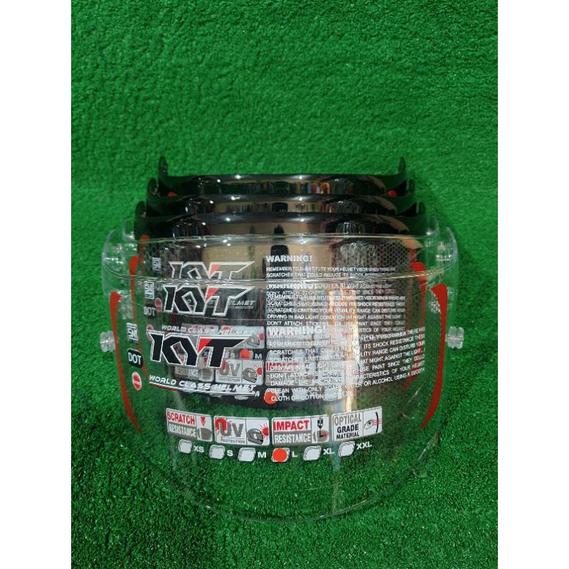 VISOR KYT R10-VISOR FLAT KYT-VISOR KYT RC 7