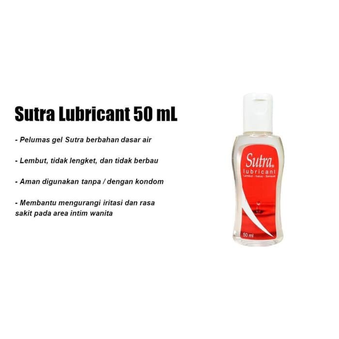 Jual Sutra Lubricant Pelumas Pelicin 50 Ml Indonesia Shopee Indonesia