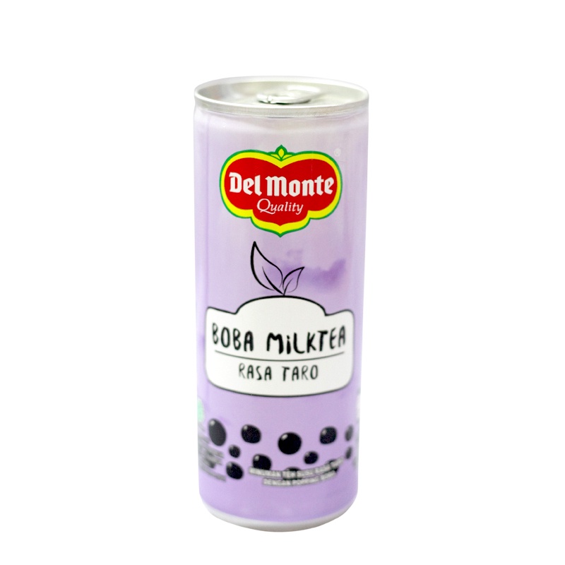 

Delmonte Boba Milktea Taro Can 240Ml