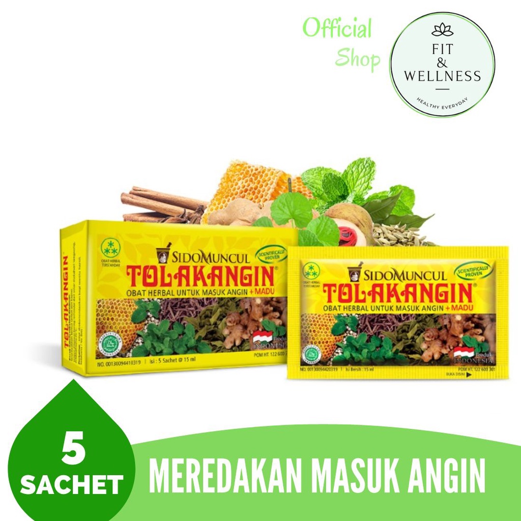 

Tolak Angin Cair Dus 5's Herbal - Masuk Angin Daya Tahan Tubuh