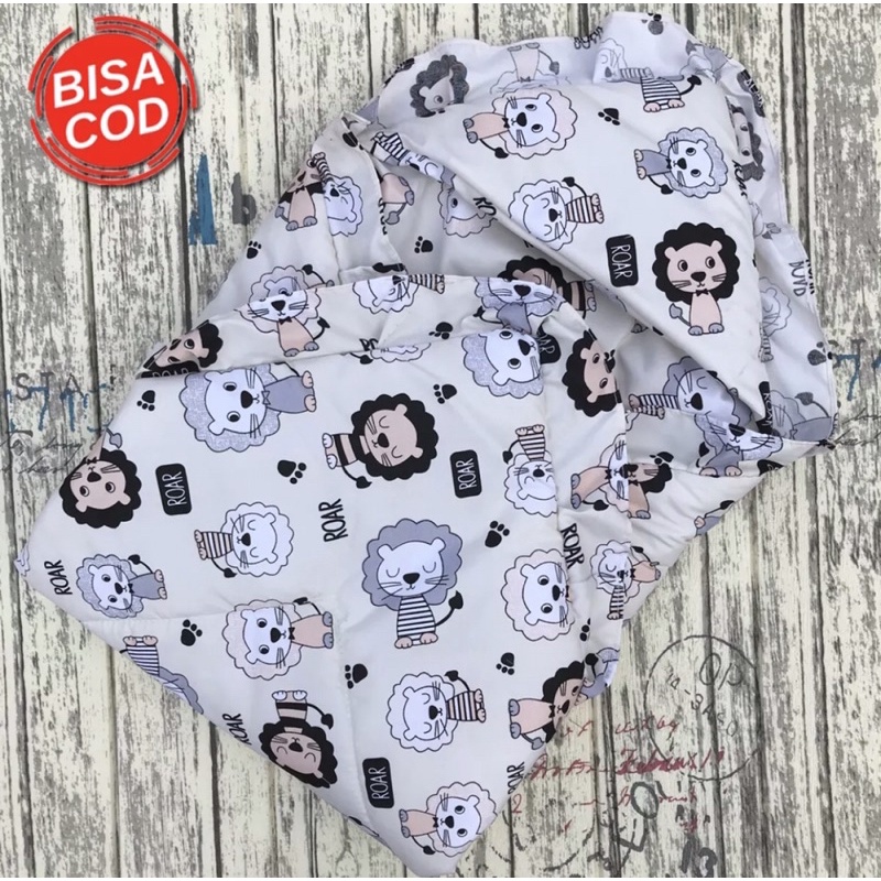 Selimut Bayi Badcover Bayi Selimut Bayi Baru Lahir Full Motif DNW BABY