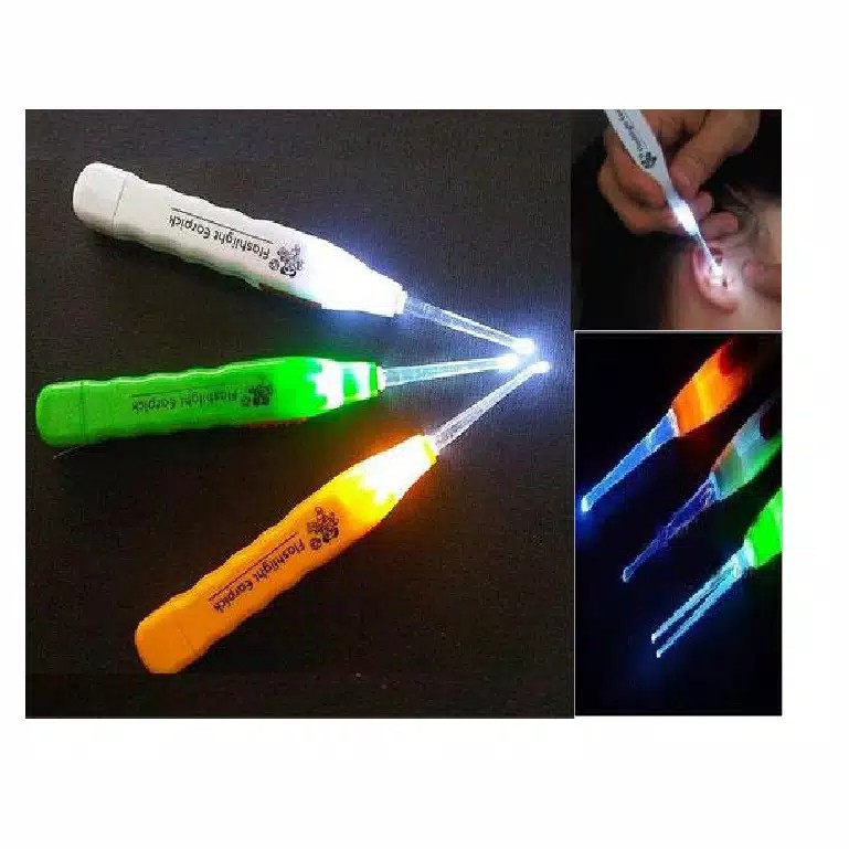 Korek Kuping Lampu - Flashlight Ear Pick - 1pcs