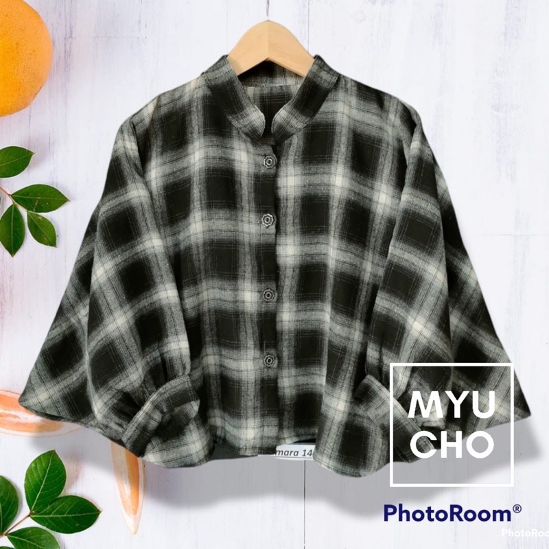 KEMEJA TAMARA||KEMEJA WANITA OVERSIZE||OUTER BALON