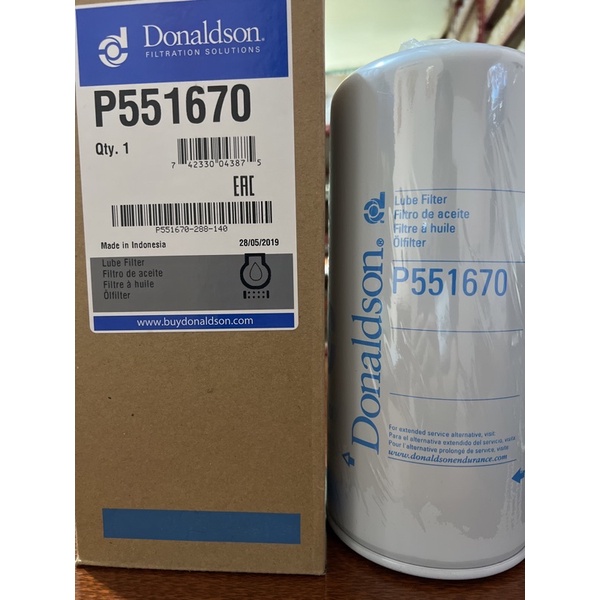 Filter / Lube Filter P551670 Donaldson